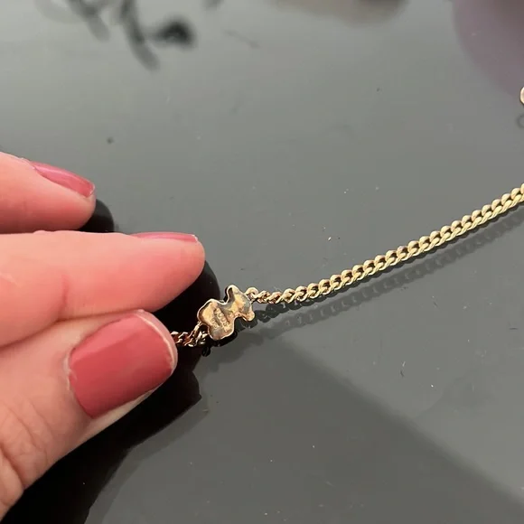 TOUS silver vermeil bracelet bear motif 7 inches lobster clasp - Picture 10 of 12